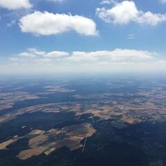 Flugwegposition um 13:49:38: Aufgenommen in der Nähe von Eichstätt, Deutschland in 2244 Meter